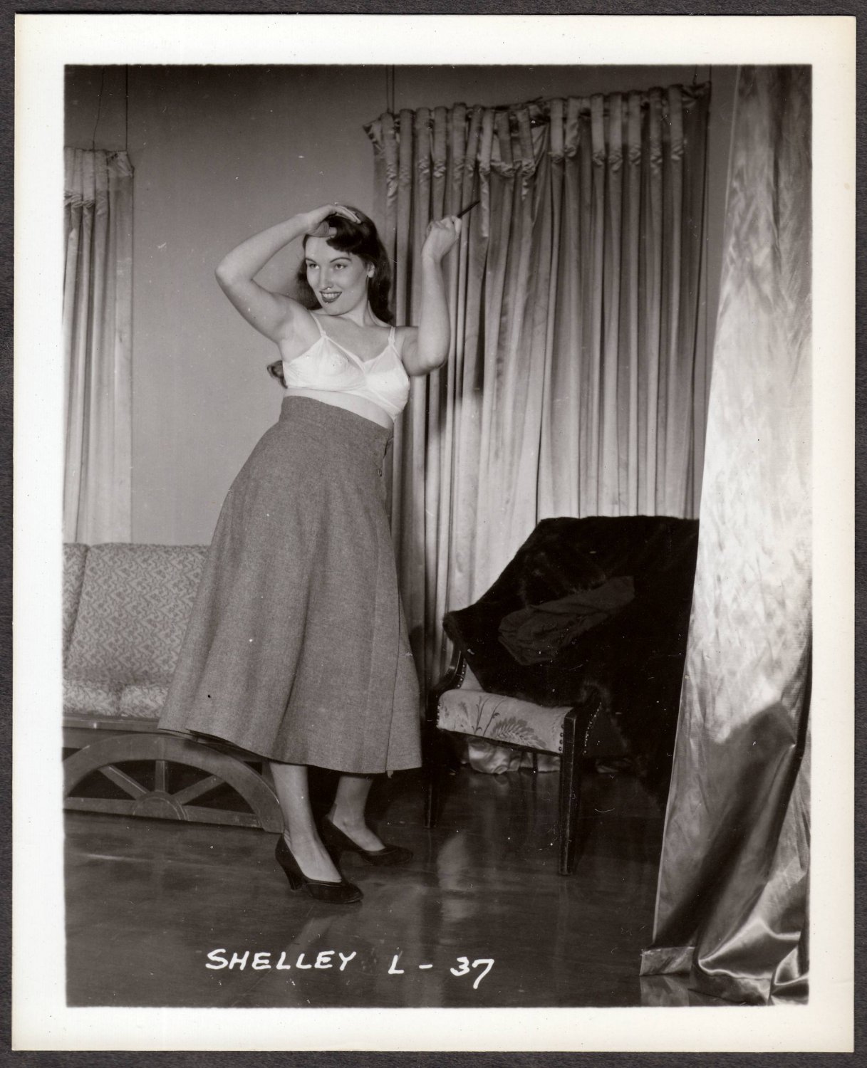 Stripper And Fetish Model Shelley Leigh Irving Klaw Vintage Original