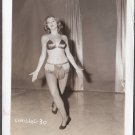 STRIPPER CHRIS LA CHRIS IRVING KLAW VINTAGE ORIGINAL PHOTO 4X5 1950'S #30 STRIPPER CHRIS LA CHRIS IRVING KLAW VINTAGE ORIGINAL PHOTO 4X5 1950'S #30