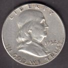 1952-D SILVER FRANKLIN HALF DOLLAR  CIRCULATED CONDITION