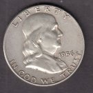 1956-P  SILVER FRANKLIN HALF DOLLAR  CIRCULATED CONDITION