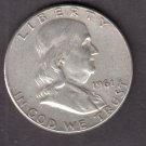 1961-P  SILVER FRANKLIN HALF DOLLAR CIRCULATED CONDITION