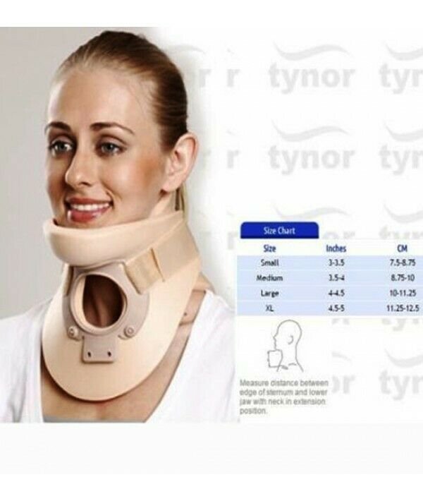 Tynor Cervical Collar Soft With Support Ce And Fda Approved Medium New
