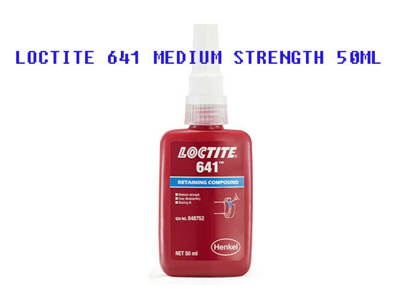 Loctite 641 50ml Retaining Compound, Controlled Strength, Yellow Color