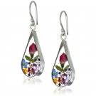 Pretty Rose 925 Silver Drop Earrings for Women Jewelry A Pair/set Gift