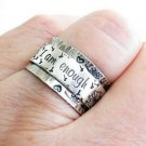 Fashion 925 Silver Rings Jewelry for Women Party Rings Gift Size 6-10