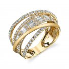 Infinity Women 925 Silver,gold Wedding Rings White Sapphire Ring Size 6-10