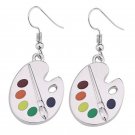 Fashion Palette 925 Silver Drop Earrings Women Jewelry Free Shipping A Pair/set