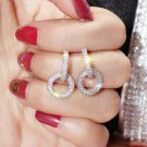 Fashion 925 Silver Hoop Earring for Women Jewelry Gift for Sweetheart A Pair/set