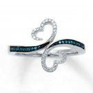 Charm 925 Silver Wedding Rings Women Jewelry White Sapphire Rings Size 6-10