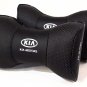 Auto Pillow Back Rest 5units Headrest Set Logo KIA Motors Car Full Cover Genuine PU Leather