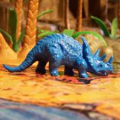 Ajax/Tootsietoy Triceratops Dinosaur, Blue (5-17-22)