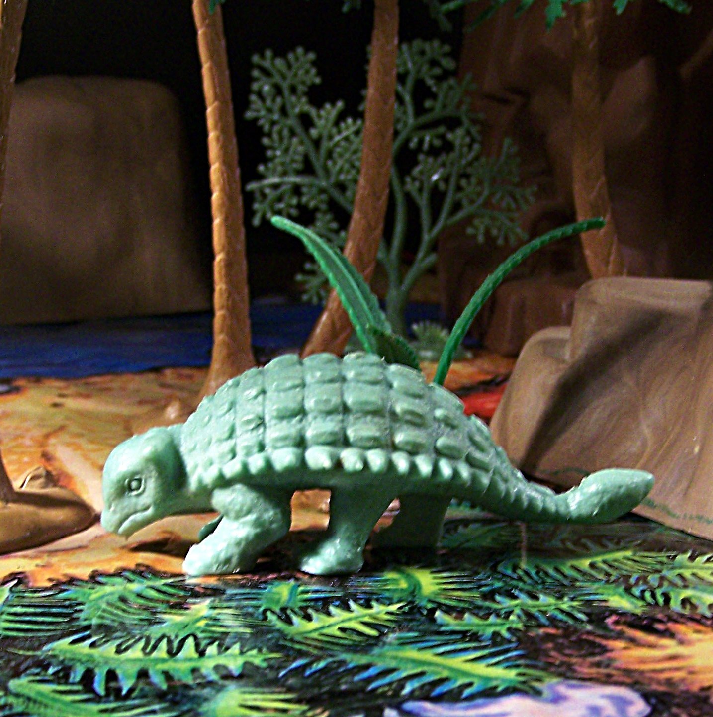 green ankylosaurus