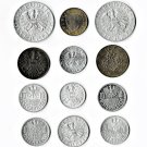 Austria Post WWII Decimal) Denomination Mix 1940s through 1990 12 pcs. All Different (9-19-21)
