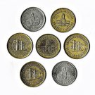 Argentina (1992 Reform), 1990s-2000s 25, 50 Centavos, 7 pcs. All Different (8-21-21)