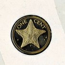 Bahamas, 1974 1-Cent Starfish, PROOF (10-04-21)
