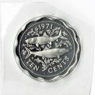 Bahamas, 1971 10-Cent Bone Fish, PROOF (10-04-21)
