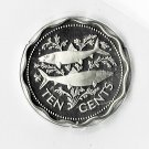 Bahamas, 1975 10-Cent Bone Fish, PROOF (10-04-21)