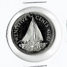 Bahamas, 1970 25-Cent Bahamian Sloop, PROOF (10-04-21)
