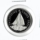Bahamas, 1971 25-Cent Bahamian Sloop, PROOF (10-04-21)