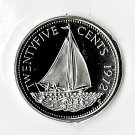 Bahamas, 1972 25-Cent Bahamian Sloop, PROOF (10-04-21)