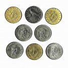 Hungary 7 diff 20 Forint & 1 50 Forint  1980s. 90s, 2006, All Different (8-25-21)