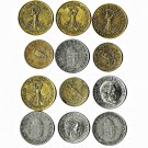 Hungary 5 and 10 Forint, 1980s, 90s, 2000s, 12 pcs All Different (8-25-21)