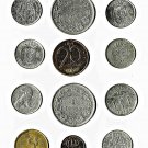 Belgium Mixed Denominations 1923-1998 12 pcs All Different (8-30-21)