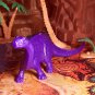 Marx Type I (1955/1991*) Brontosaurus Dinosaur, Dark Purple Flintstones Reissue (9-29-21)