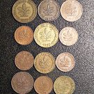 Germany Federal Republic 1940s-90s Mixed Denominations 12 different