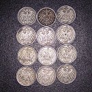 Germany Empire 1900-1914, 10 Pfennig, 12 all different pcs,