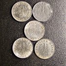 Germany Nazi Third Reich 1941 10 Reichspfennig, Five Different MInts 5 pcs,