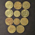Kenya, 5 & 10 Cents, 1970s-1990, 11 Diff. (12-1-21)