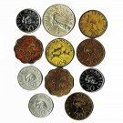 Tanzania, Mixed Denominations, 1960s-1990s, 11 diff. pcs. (12-2-21)