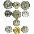 Columbia Denomination Mix 1950s-1979  10 pcs. all diff. (12-10-21)