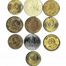 Guatemala 1, 10, 50 Centavos 1950s-2000s 10 pcs. 8 diff. (12-12-21)