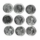 Brazil (Reform) 50 Centavos, 1 Real 1990s-2000s 9 pcs 8 diff. (12-15-21)