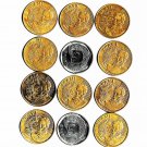 Brazil (Reform) 25 Centavos 1990s-2000s 12 diff. pcs (12-19-21)