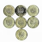 Peru 1 Sol 1990s, 2000s 7 diff. pcs (12-20-21)