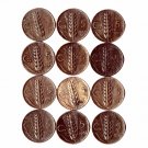 Italy 5 Centesimi, 1920s. 1930s, 12 diff. pcs. (12-29-21)