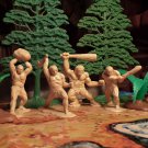 Vintage Tim-mee Cavemen 4 pc. Set from Dinosaur Series (5-1-22)