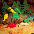 Vintage Tim-mee 1970s+ (2nd Series) 9 pc  Dinosaurs & Prehistoric Mammals Set (5-1-22)