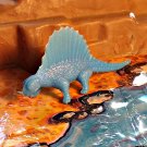 MPC (1962 mold*) Dimetrodon (Mold #21) Reptile, Dinosaur Series, Light Blue RECAST