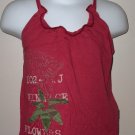 New Jean Bourget Fuschia halter top girls size 10A/138