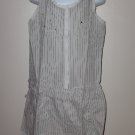 New Jean Bourget sleeveless striped tunic top girls size 8A/126