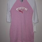 New girls PUMA pink long sleeve dress size L 12