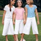 sale New Storybook Heirlooms white gaucho pants girls size 16