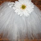 Elegance White Daisy tutu