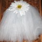 Elegance White Daisy tutu