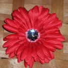 Red Gerbera Daisy Hair Clip