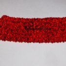 Red 1.5 inch Crochet Headband